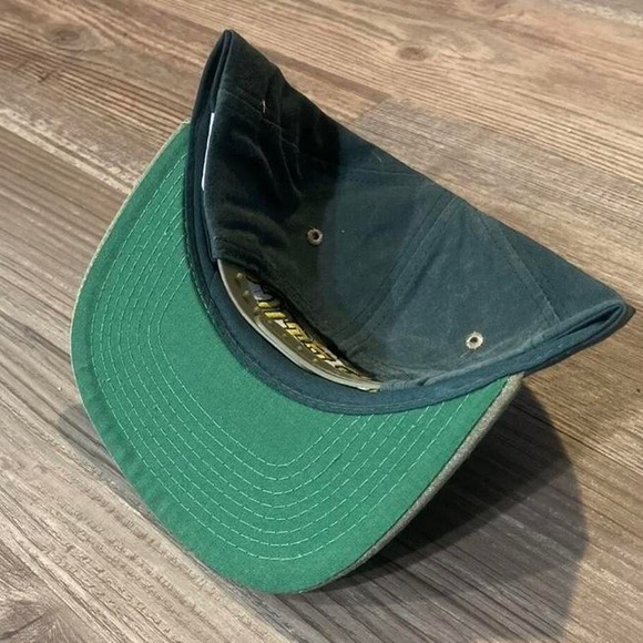 VTG 90s Oakland Athletics MLB Signatures Adjustable Snapback Cap Hat OSFA - Picture 3 of 3